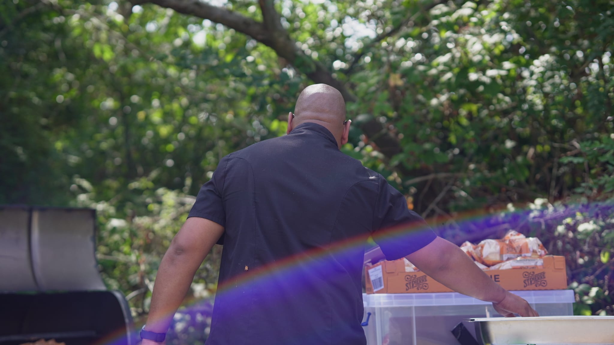 Colorful BBQ presentation